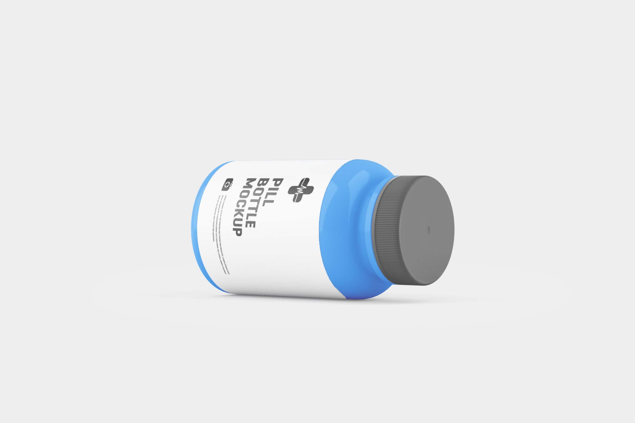 Download Pill Bottle Packaging Mockup - MockupNest | Free & Premium ...