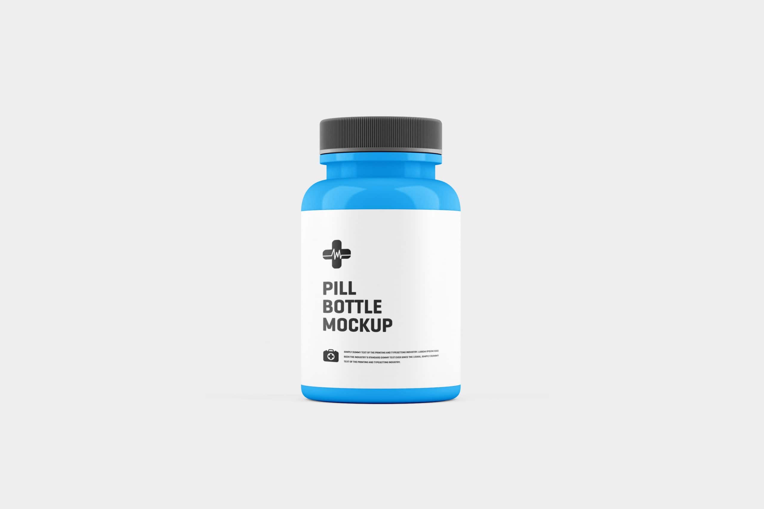 Download Pill Bottle Packaging Mockup - MockupNest | Free & Premium ...